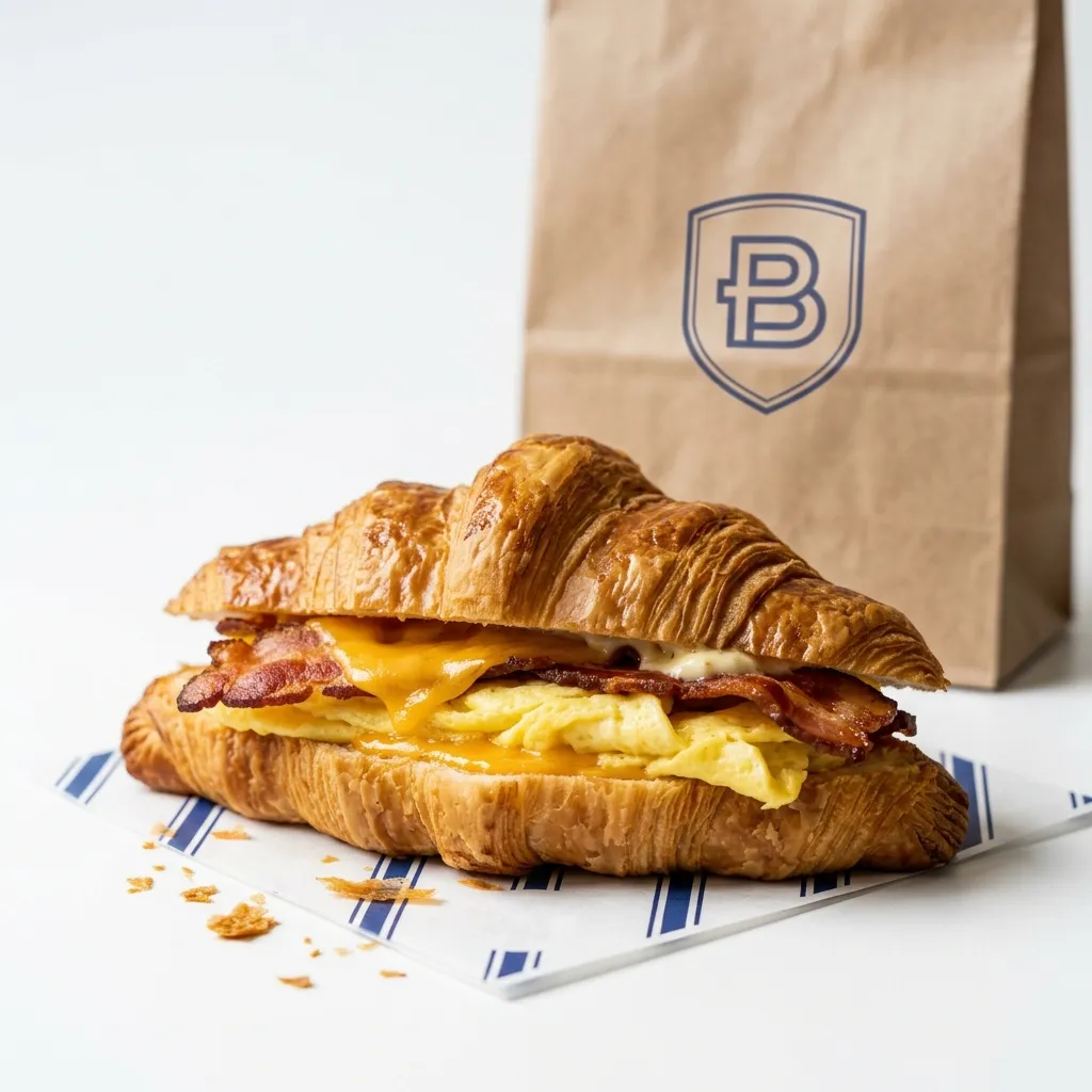 Bacon, Egg & Cheddar Croissant