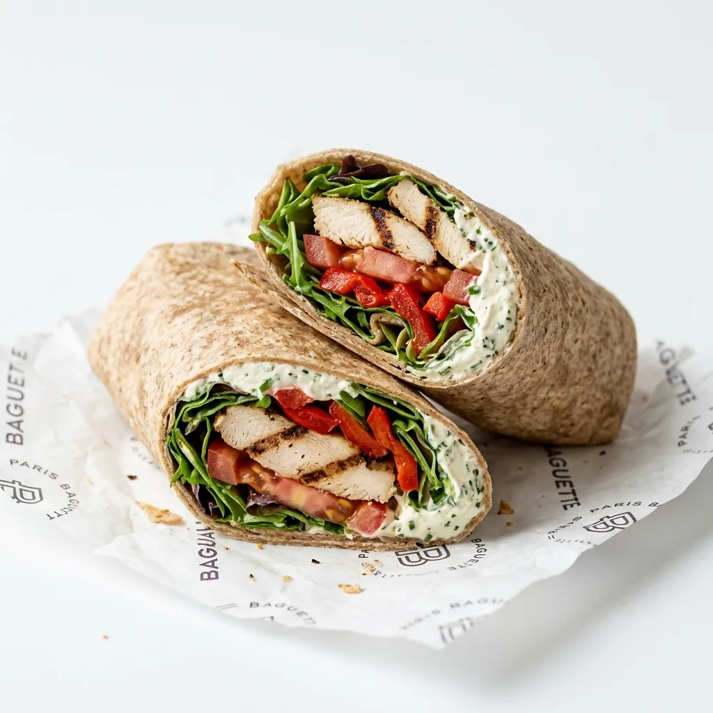 Grilled Chicken & Boursin® Garlic Cheese Wrap