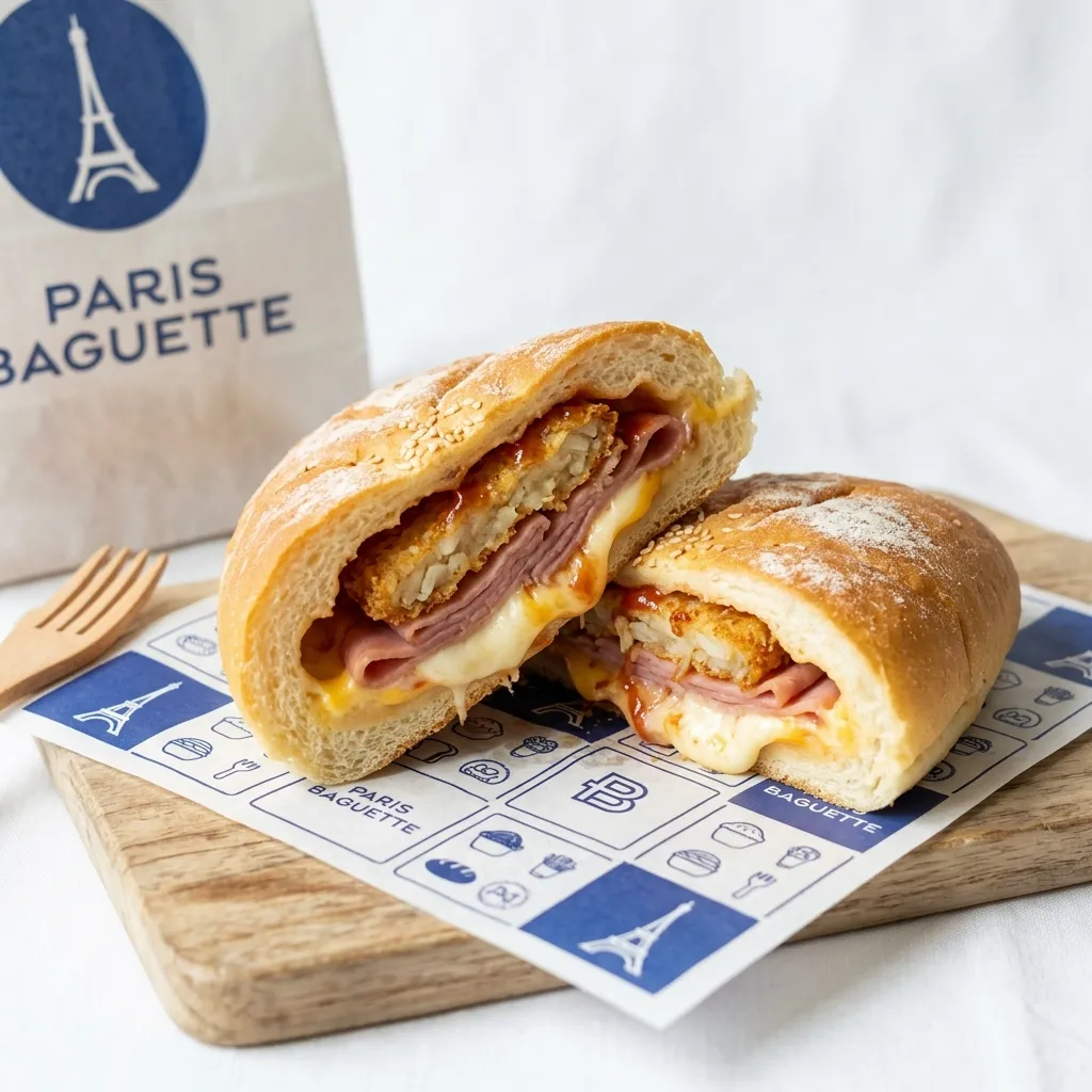 Hash Brown Bread with Ham & Cheese