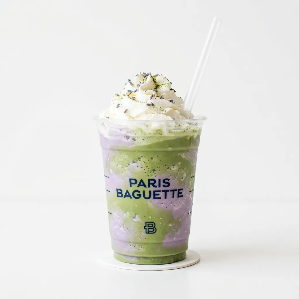 Lavender Matcha Frappe