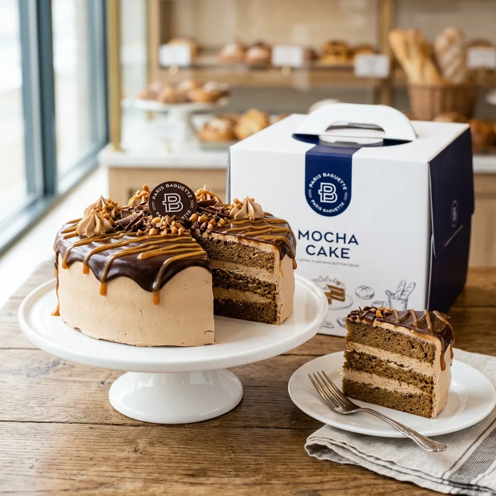 Mocha Cake Paris Baguette Review