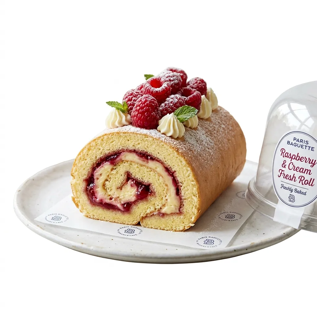 Raspberry & Cream Fresh Rol