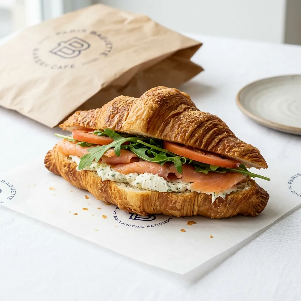 Smoked Salmon & Boursin® Garlic Cheese Croissant