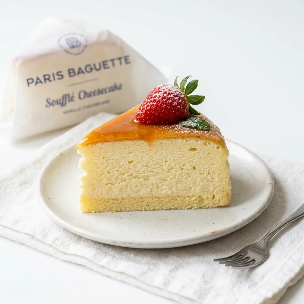 Soufflé Cheesecake Slice