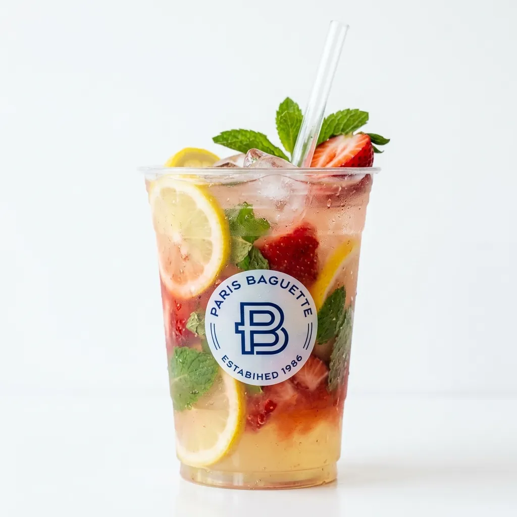 Fresh Mint Lemonade: Strawberry Mint