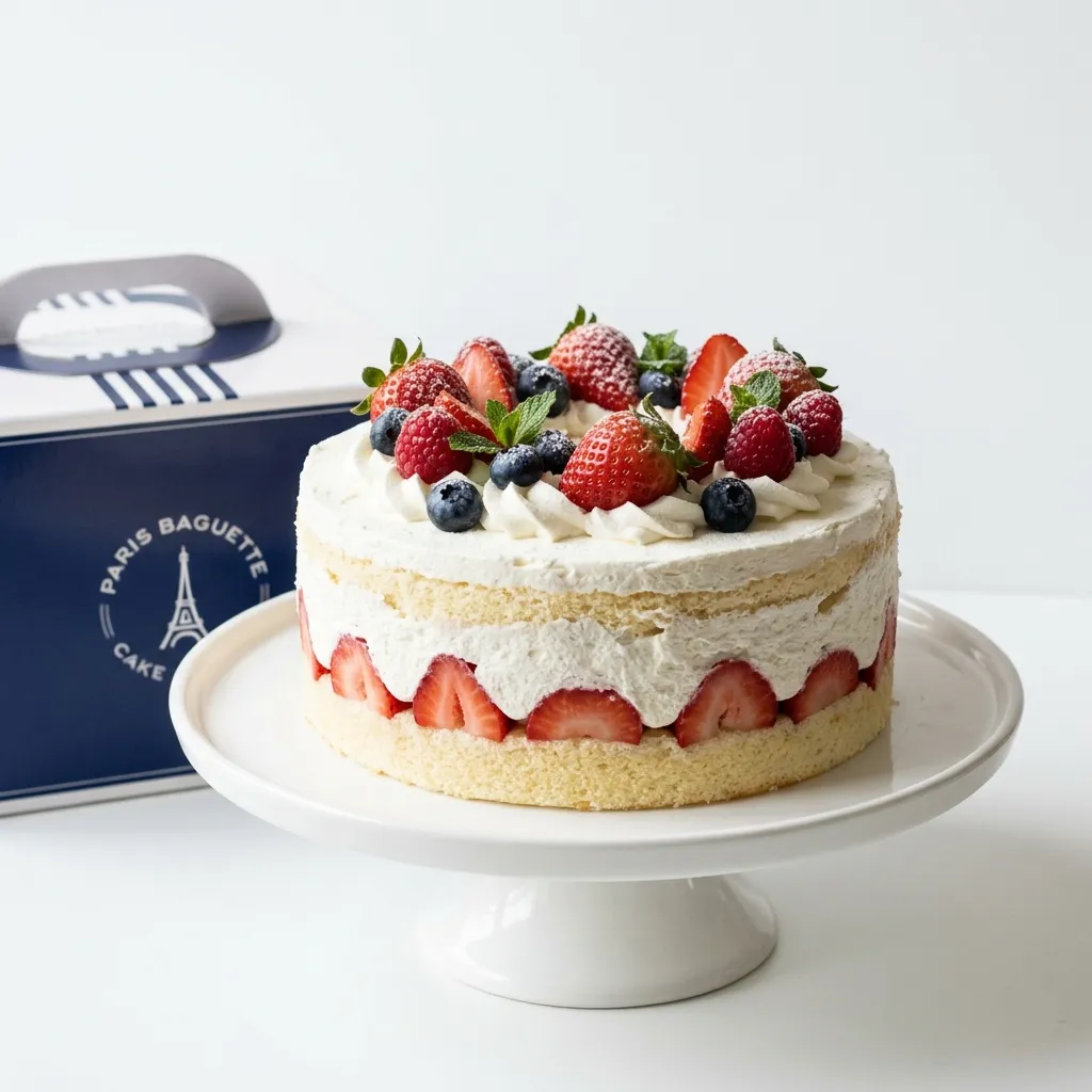 Strawberry Soft Cream Cake