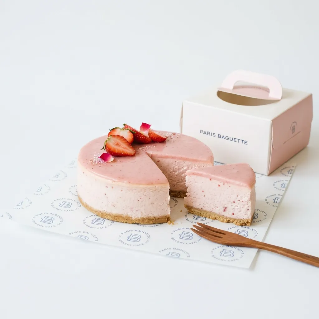 Soft Strawberry Cheese Cake