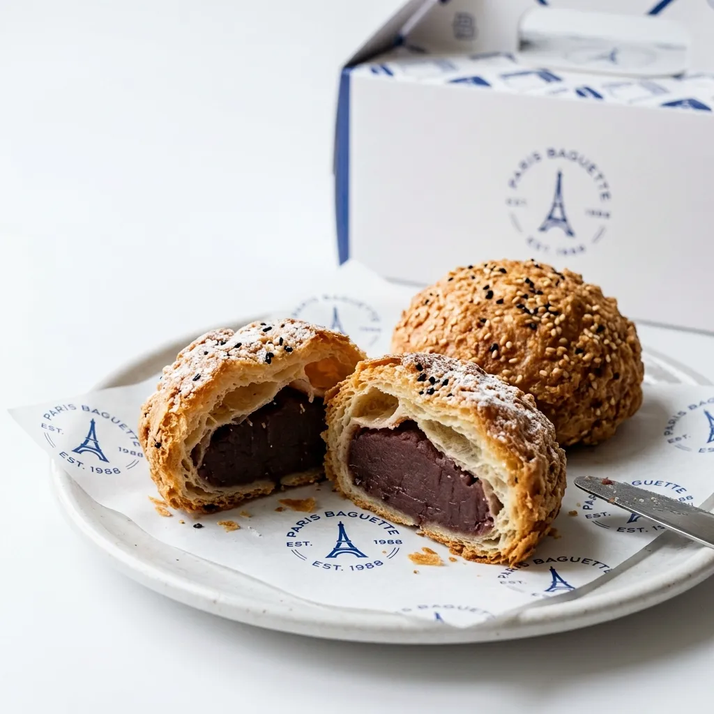 Sweet Rice Red Bean Puff